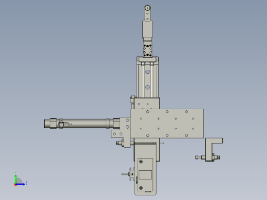 IDK80030G000A-止动卡组装装置左视缩略图