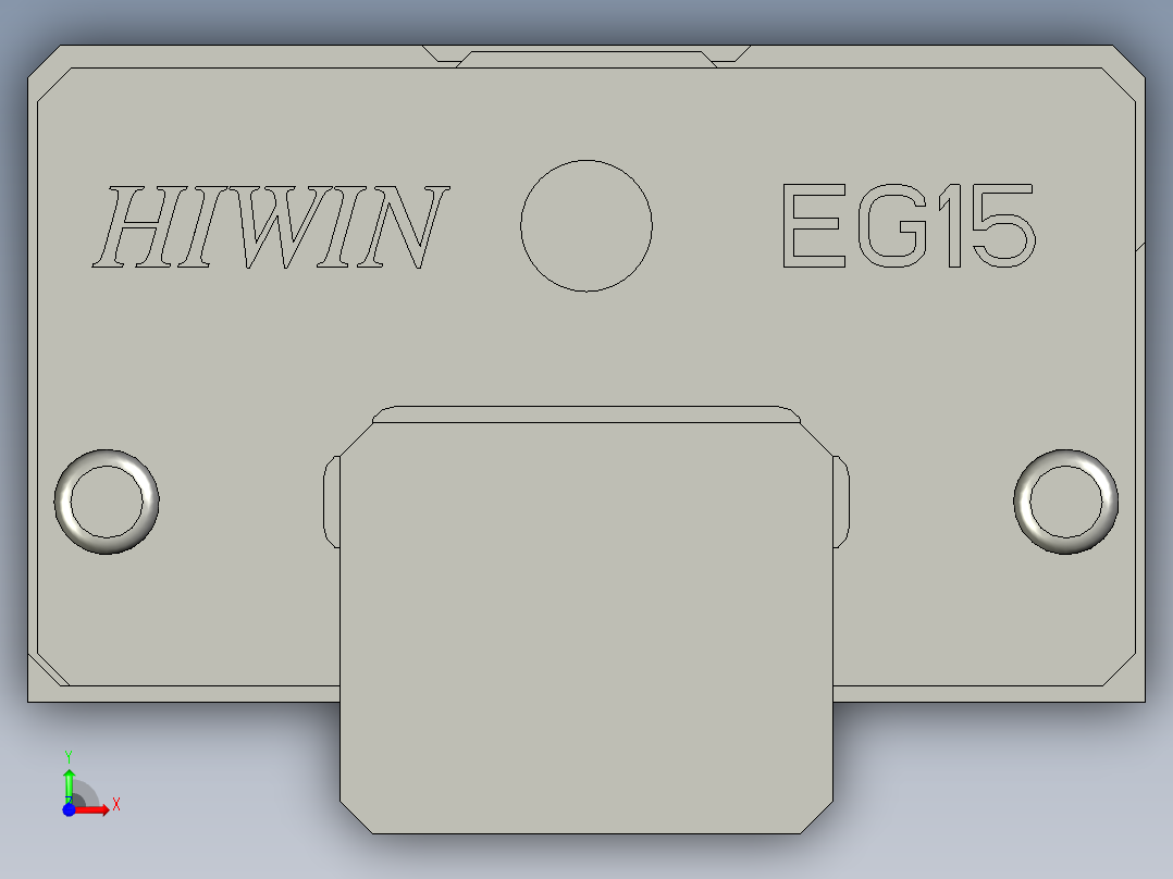 ZXSLSJLKJ-42-000锁付滑块MGH15CA前视图