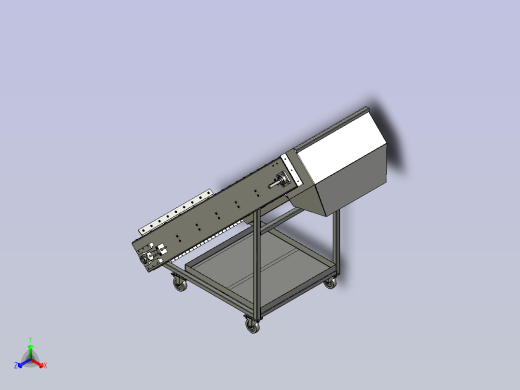 爬坡物料链板流水线