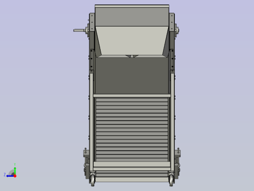爬坡物料链板流水线右视缩略图