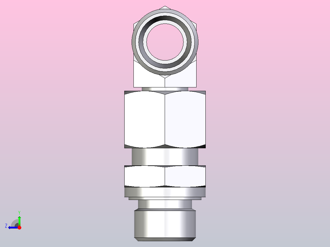 组装式可调旋转分支三通ET12LREDOMDCF右视图