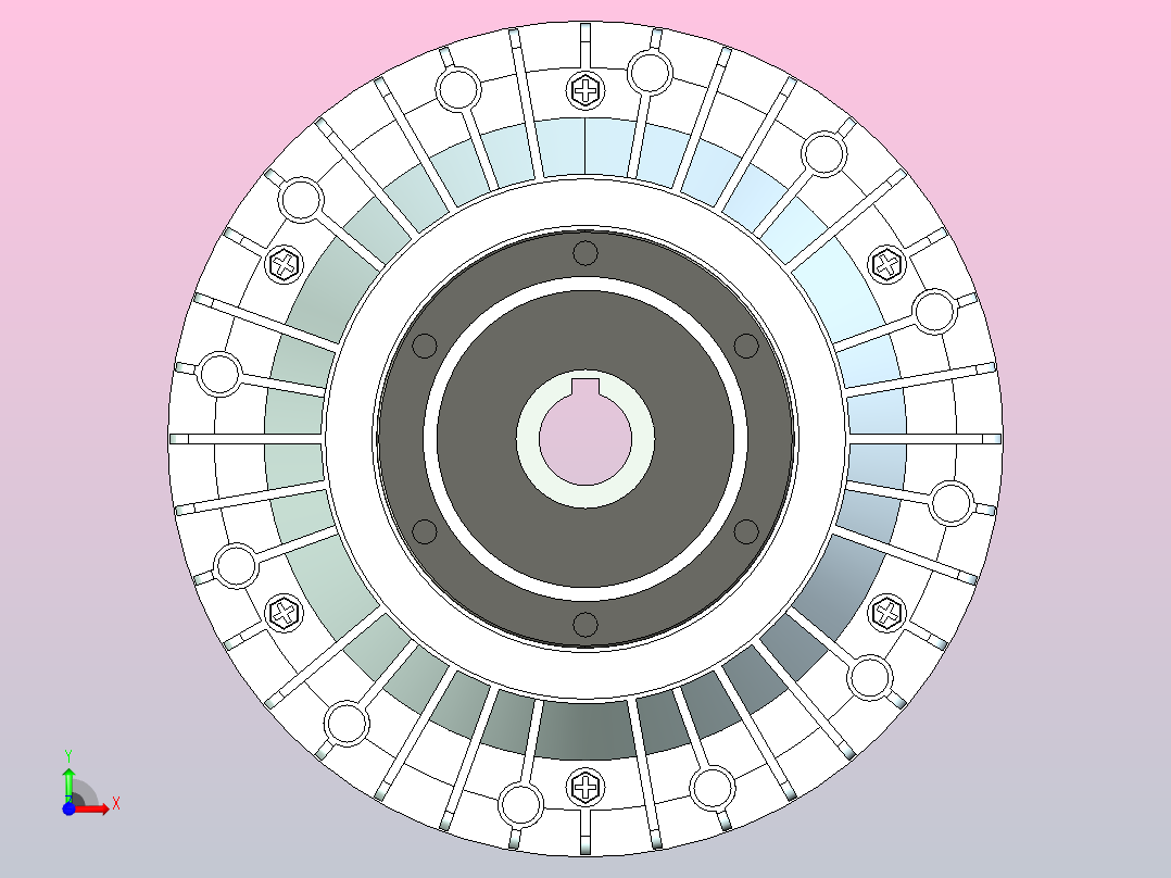 制动器ZA25A前视图