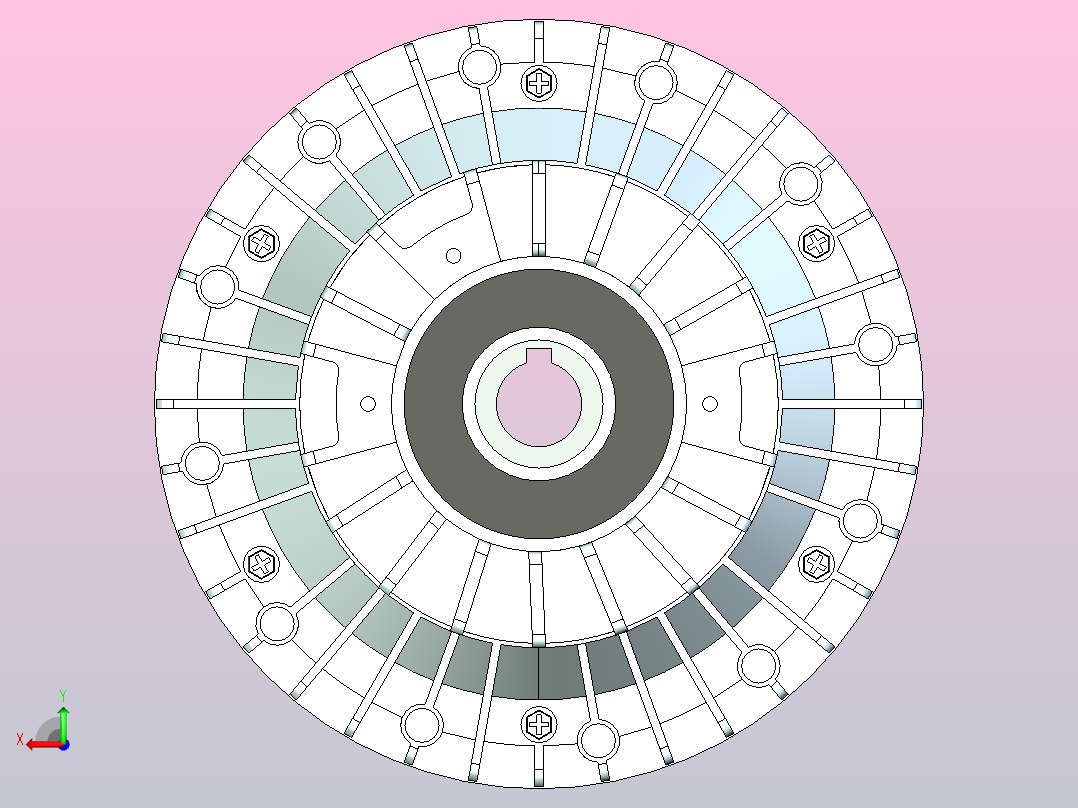 制动器ZA25A后视图