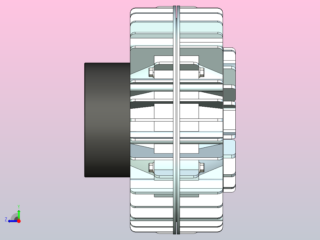 制动器ZA25A右视图