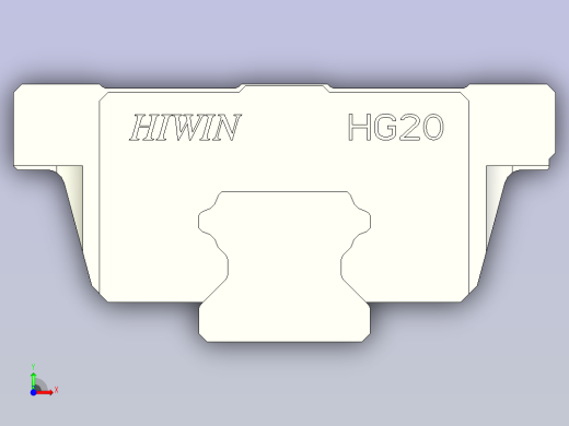 上银导轨 HGW20CC前视缩略图