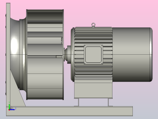 WKF3-95№4.0A无壳风机[WKF3-95№4.0A-Ⅷ]左视缩略图