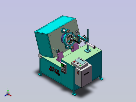 内部自动环焊机正等轴测缩略图