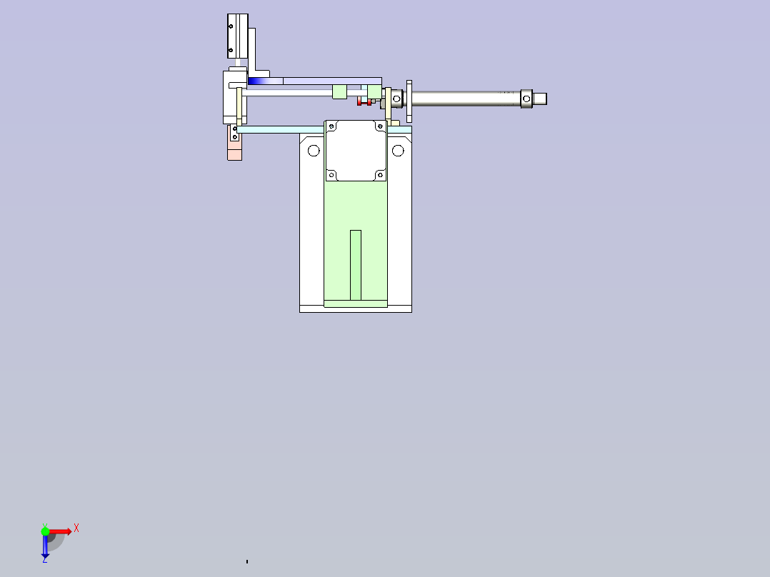 开关按钮自动组装设备俯视图