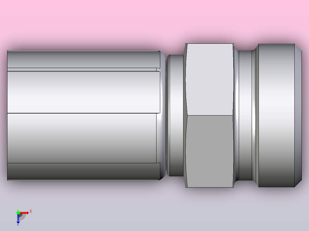 标准液压接头1FG48-21-10俯视图