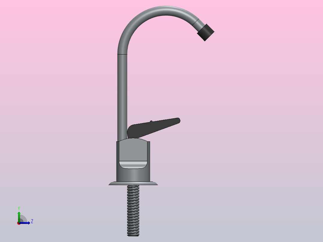 水龙头 (2)左视图