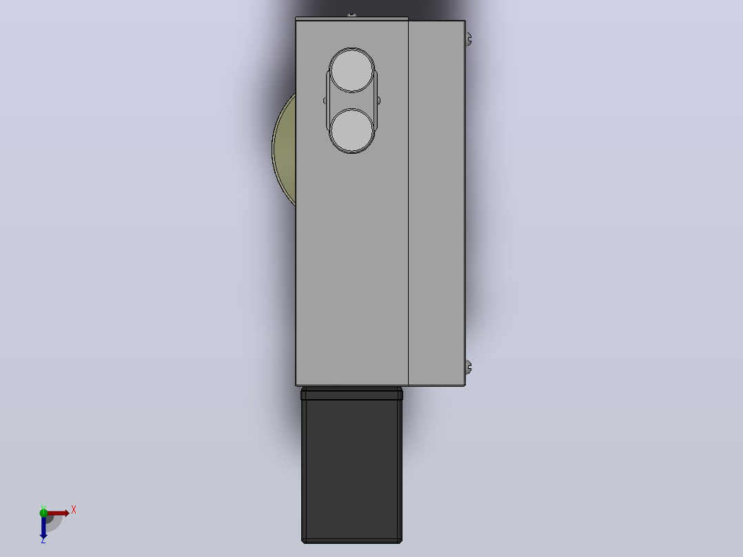 TLD-PC双触点压力控制器[TLD-PC双触点差压控制器(0811108)]俯视图