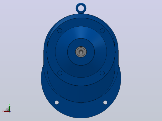 RXFS97法兰轴伸式单级斜齿轮减速机RXFS97-2.24-M1-Φ350后视缩略图