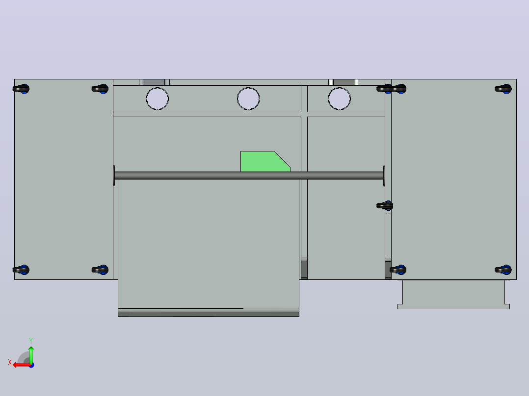 c-desk-812后视图