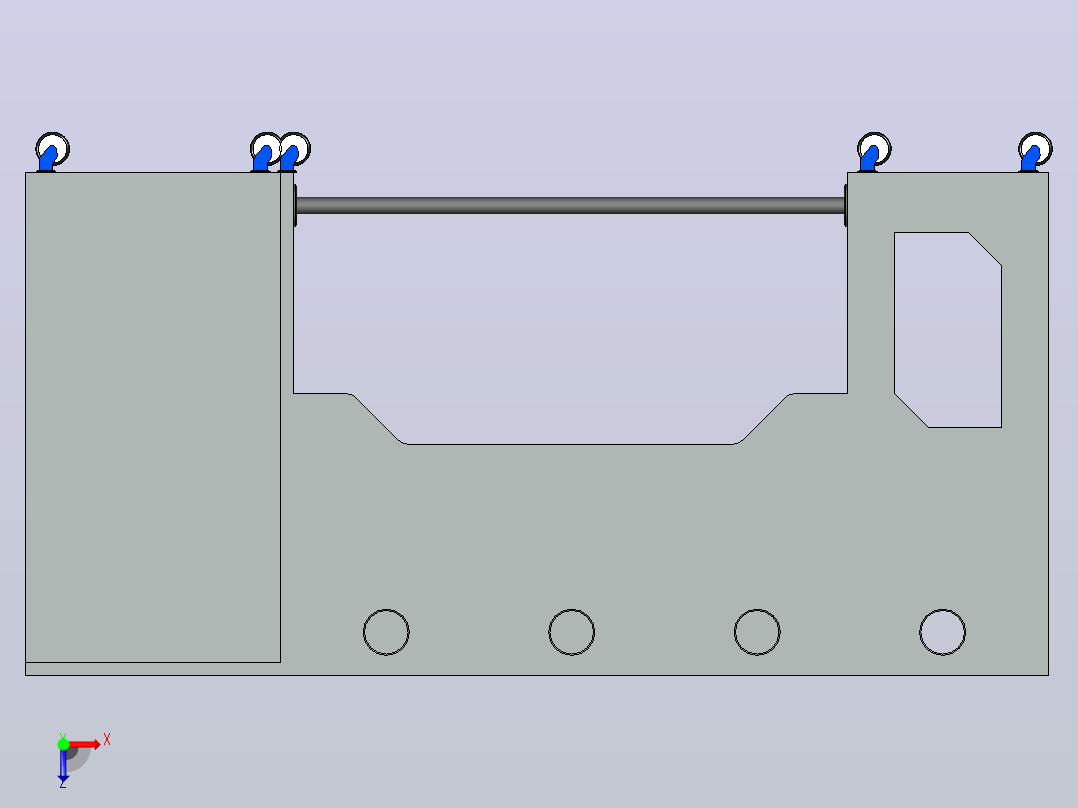 c-desk-812俯视图