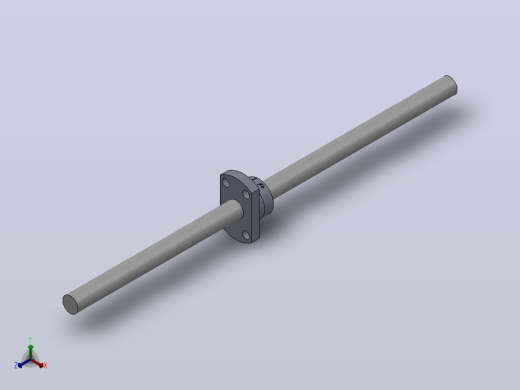 T型丝杆╱梯形丝杆螺母[TE12X25X5NR╱300×300PS]