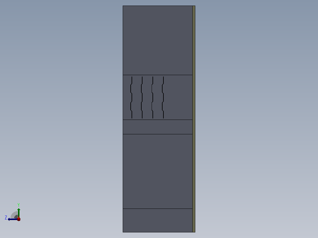 面包房3D模型右视图