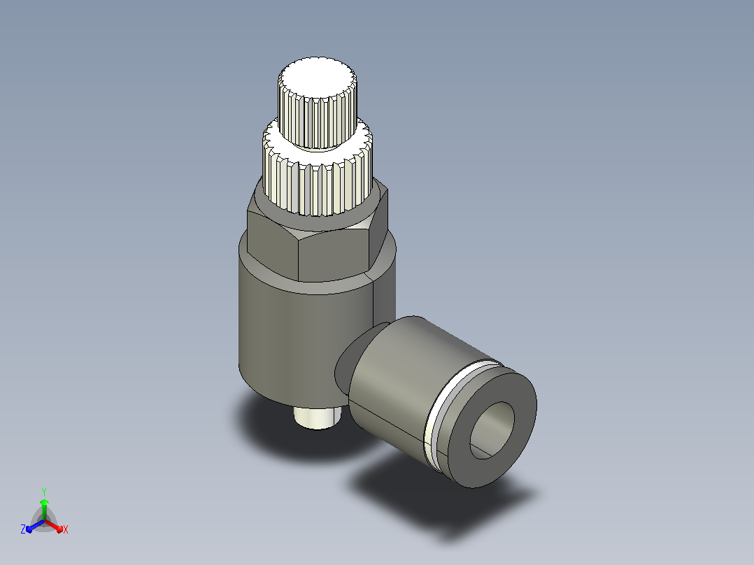 MSE-C(Mini Elbow)塑体插入式管接头[013093103] 主视图