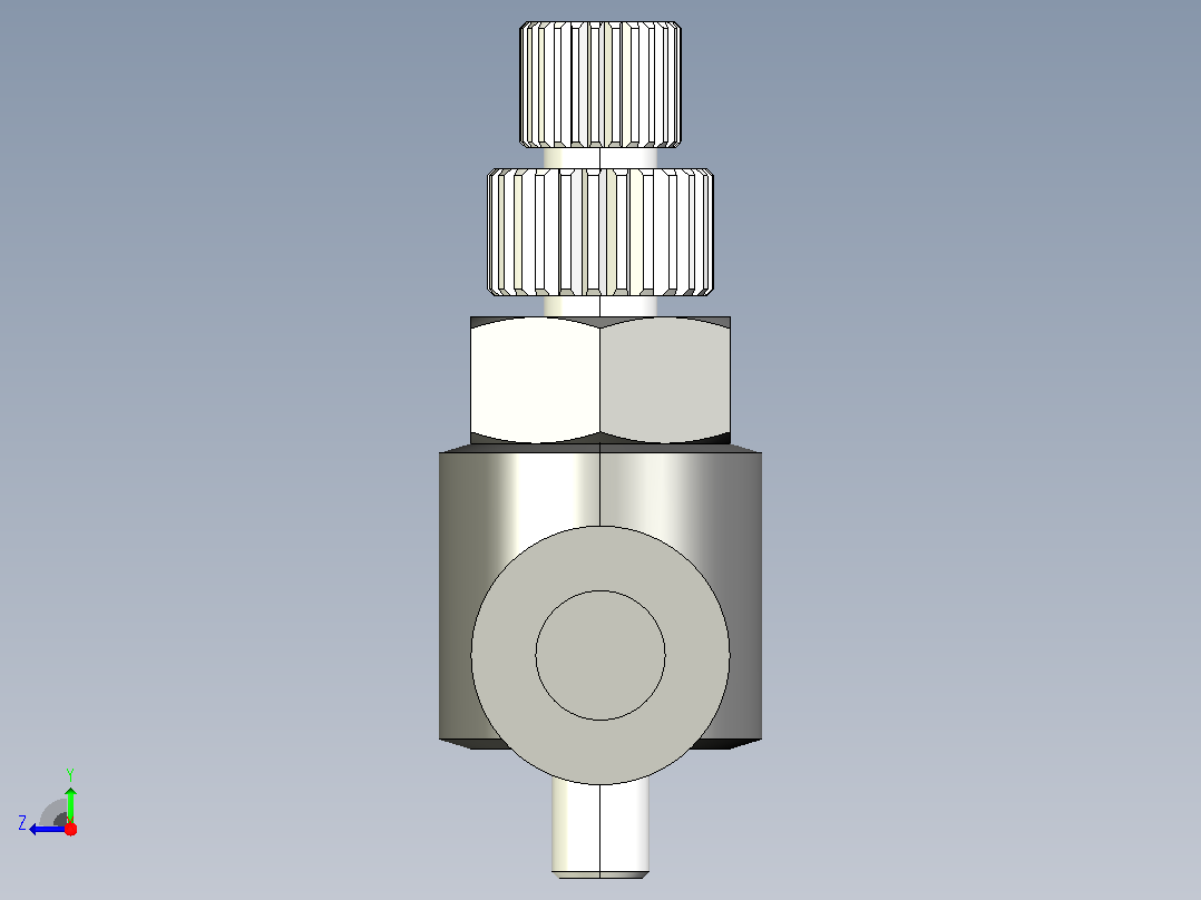 MSE-C(Mini Elbow)塑体插入式管接头[013093103] 右视图