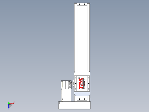 滚珠丝杠直线轴带导轨全封闭TPA-HCR-65S-1610C-L250-ML-C-P10-N3俯视缩略图