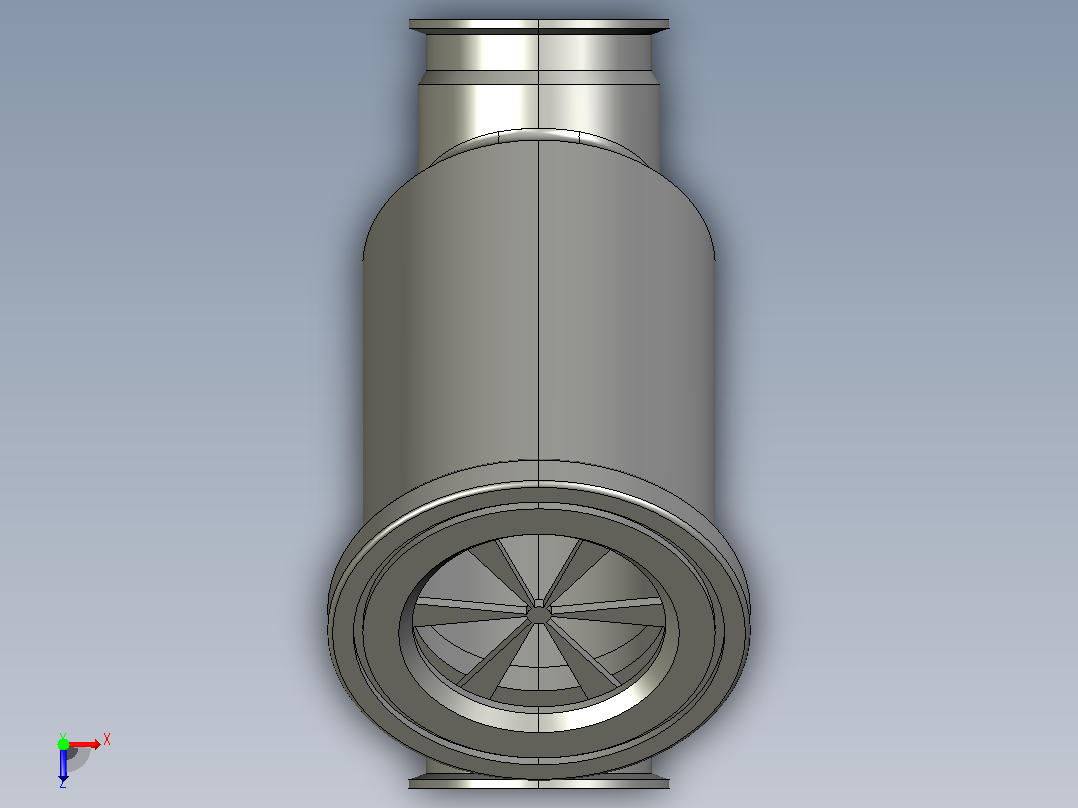 IGX09Y型卡式过滤器[IGX09-3.5s]俯视图