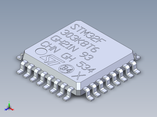 STM32 LQFP32封装微控制器