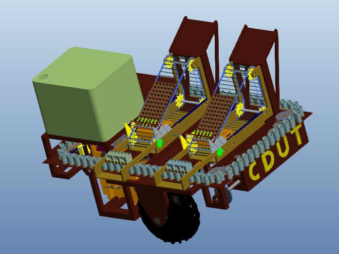 插秧机设计（cad+pro+说明书）
