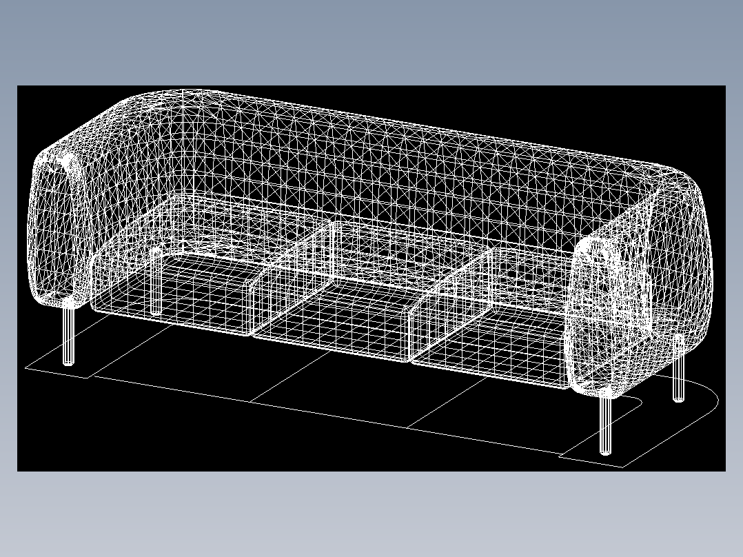 室内家具和灯具等的模型十二-K-S31-3
