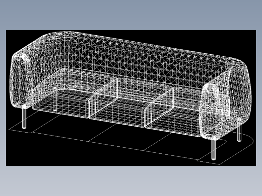 室内家具和灯具等的模型十二-K-S31-3