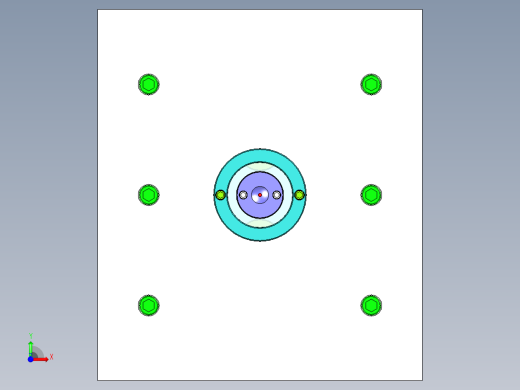 矿泉水瓶盖注塑强制脱模模具设计【一模两腔-三维图】110前视缩略图
