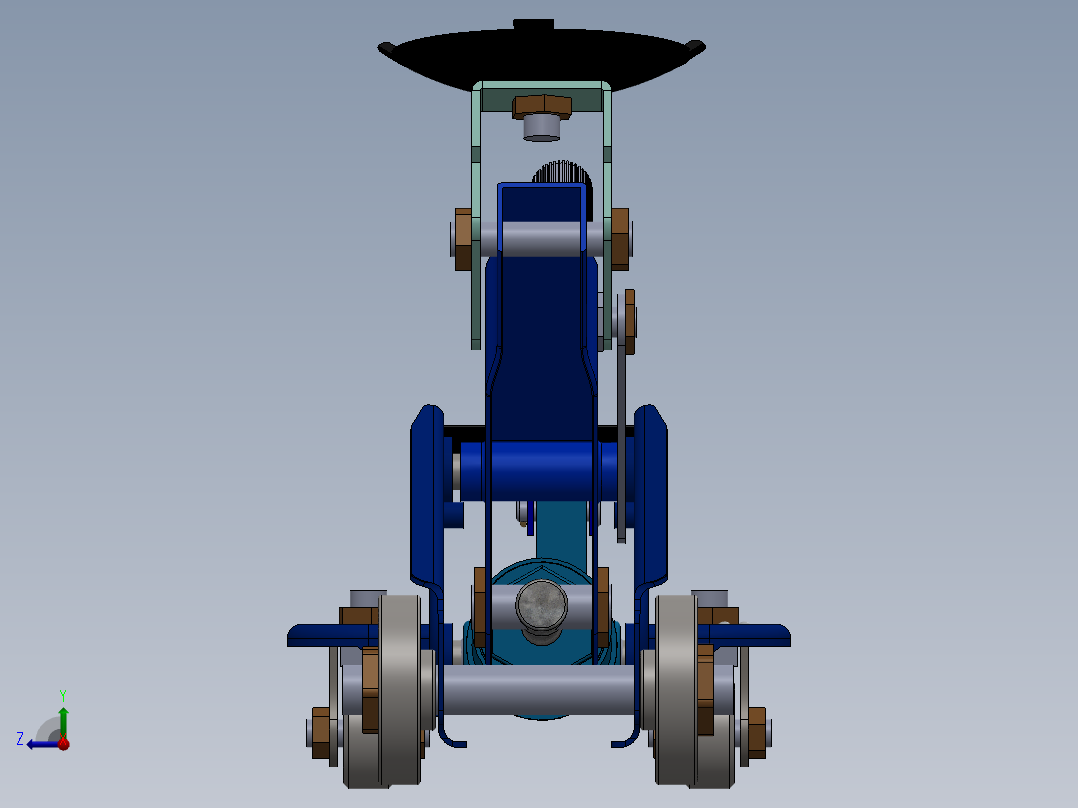 液压千斤顶右视图
