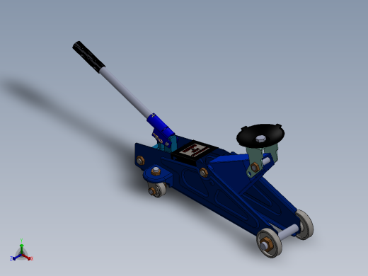 液压千斤顶正等轴测缩略图