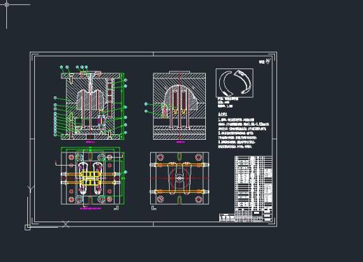 电热水壶手柄注塑模具设计【SOLIDWORKS】含CAD图纸和说明文档缩略图