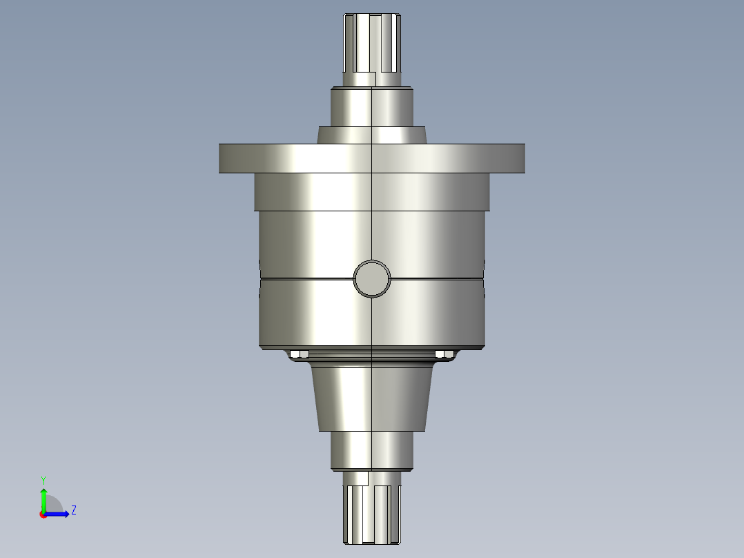 汽车差速器设计【三维proe【全套CAD图纸+设计说明【原创资料】左视图