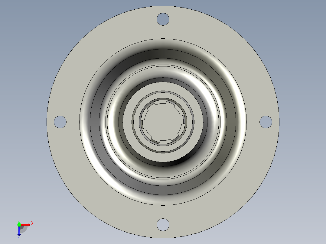 汽车差速器设计【三维proe【全套CAD图纸+设计说明【原创资料】俯视图