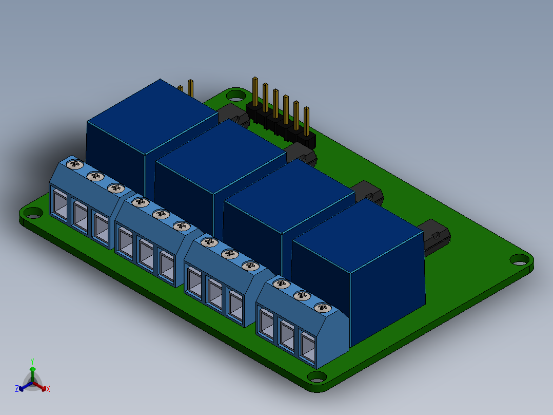 继电器1 (14)正等轴测图