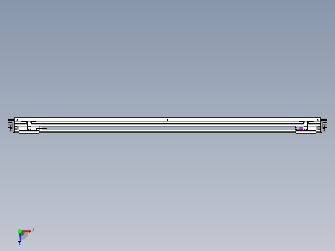 威洛博VL系列3d模型模组2VL14S1Y-S1350俯视图