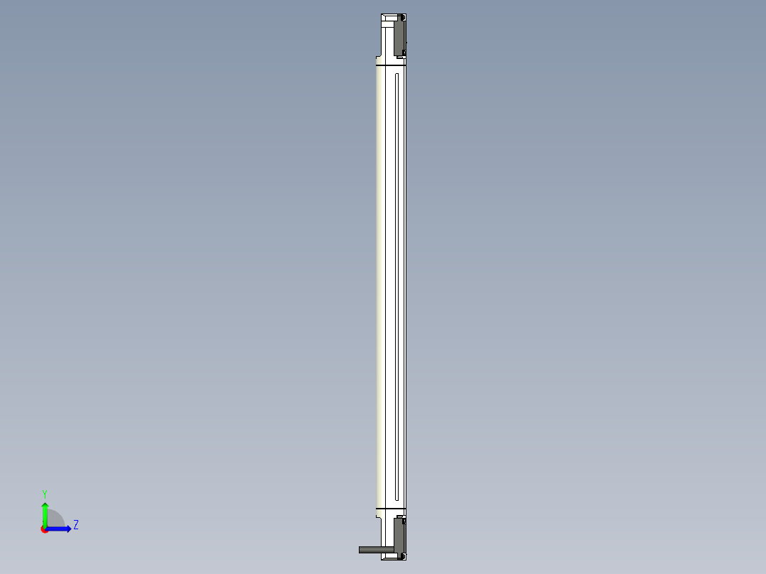基恩士SL-V12L_R_kc图纸模型左视图
