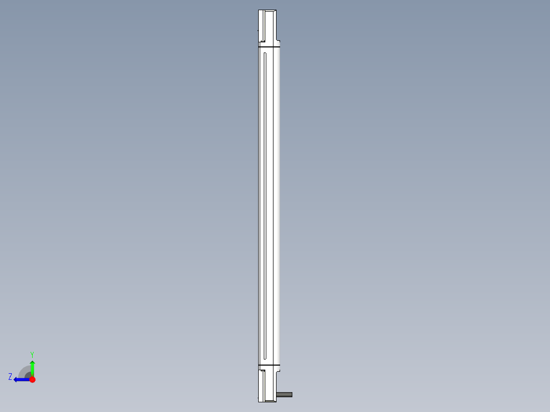 基恩士SL-V12L_R_kc图纸模型右视图