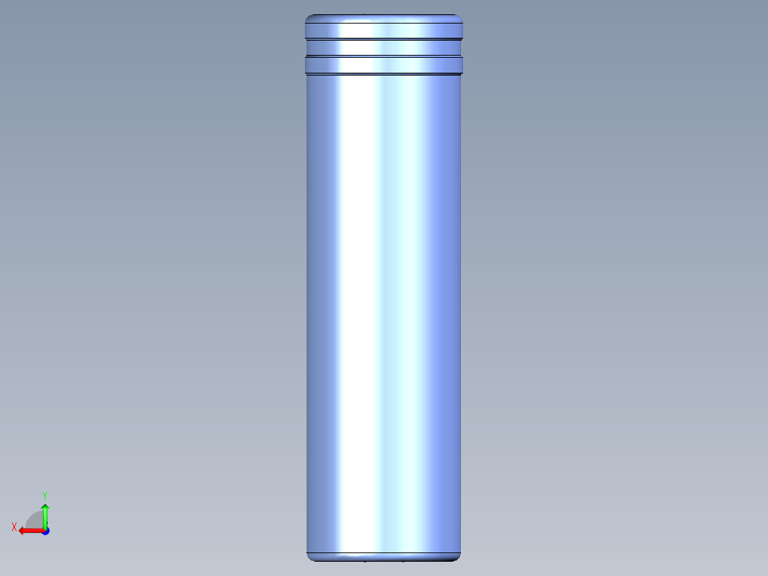 电池18650后视图