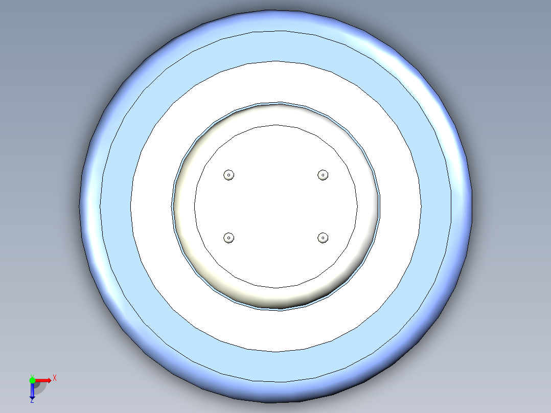 电池18650俯视图
