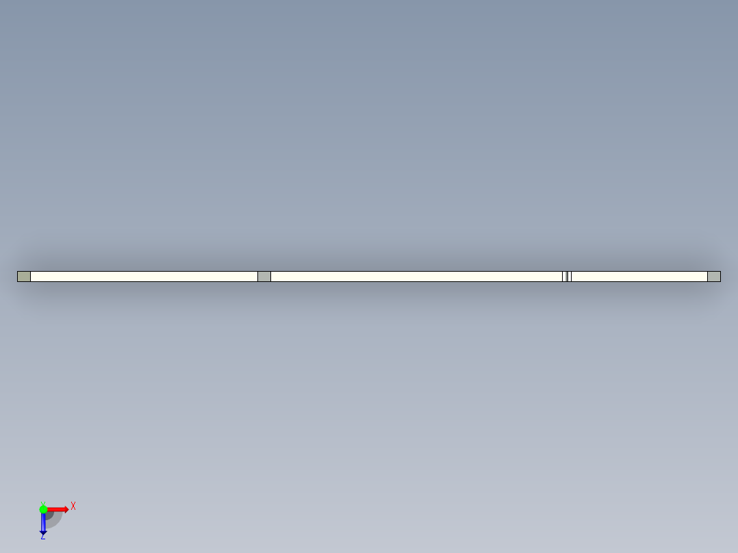 型材-KJN POWER STRIP MOUNTING BRACKET KJN940097俯视图