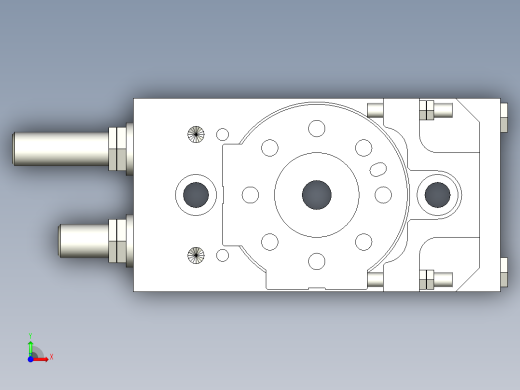 旋转气爪PRC25ST-90前视缩略图