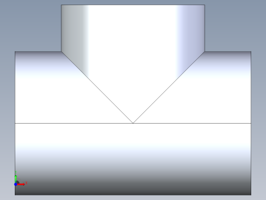 聚氯乙烯配件04-Sch80_Tee_FPTxFPTxFPT_805-025_2.5in前视缩略图