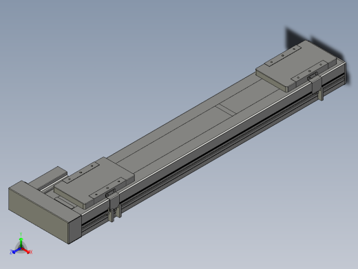 直线模组LHC14-S700-R设计图纸