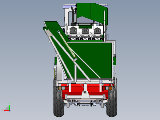 玉米收获机SolidWorks设计后视缩略图