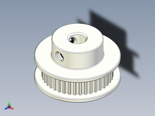 2GT滑轮，BF型，40齿，外径30毫米；6mm和10mm皮带宽度；6毫米、8毫米和10毫米孔径