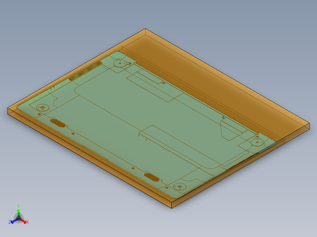 UX390-D-GXT正等轴测图