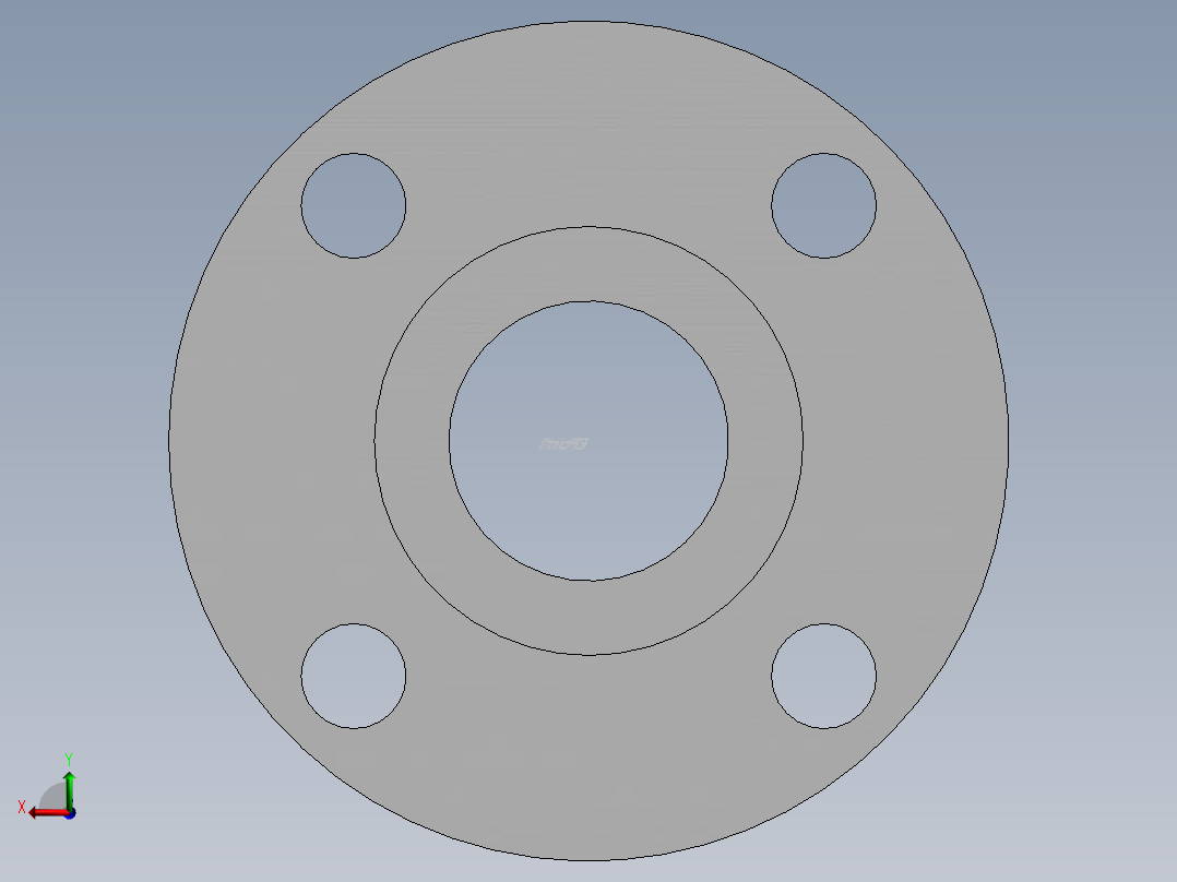 slip on tube flange-ss后视图