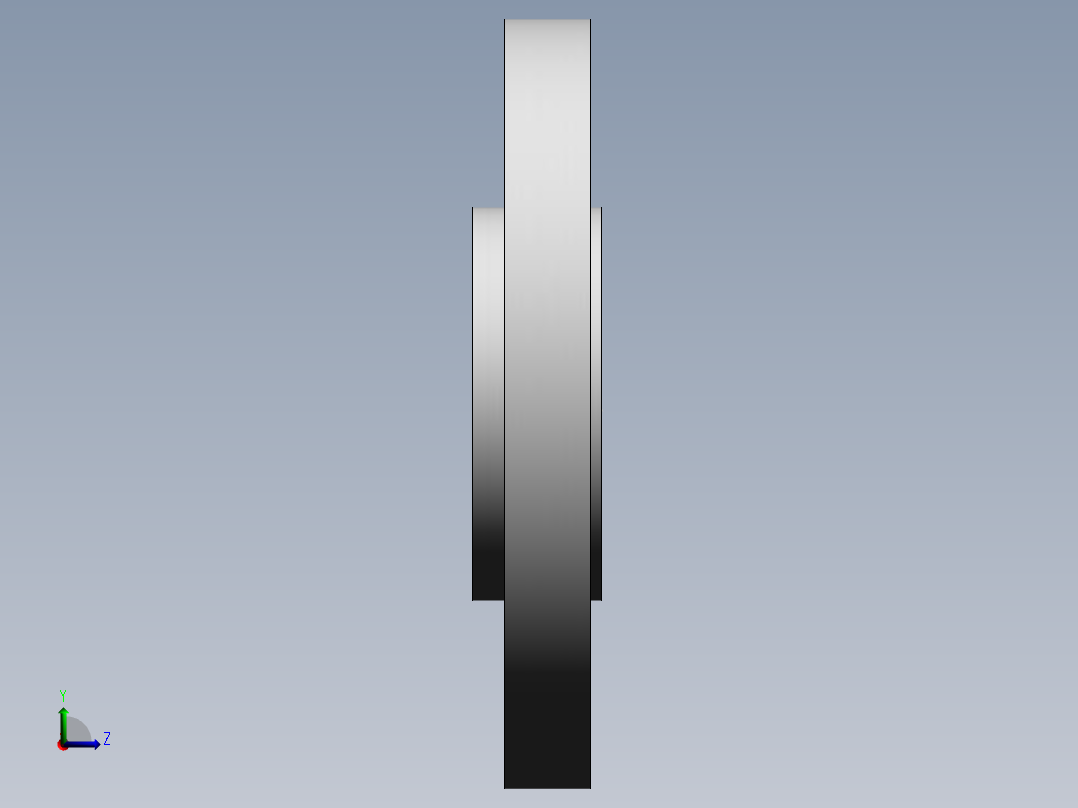 slip on tube flange-ss左视图