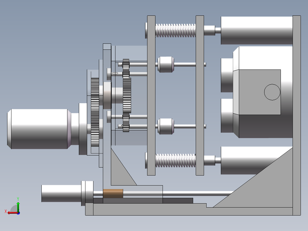 螺丝自动拧紧装置后视图